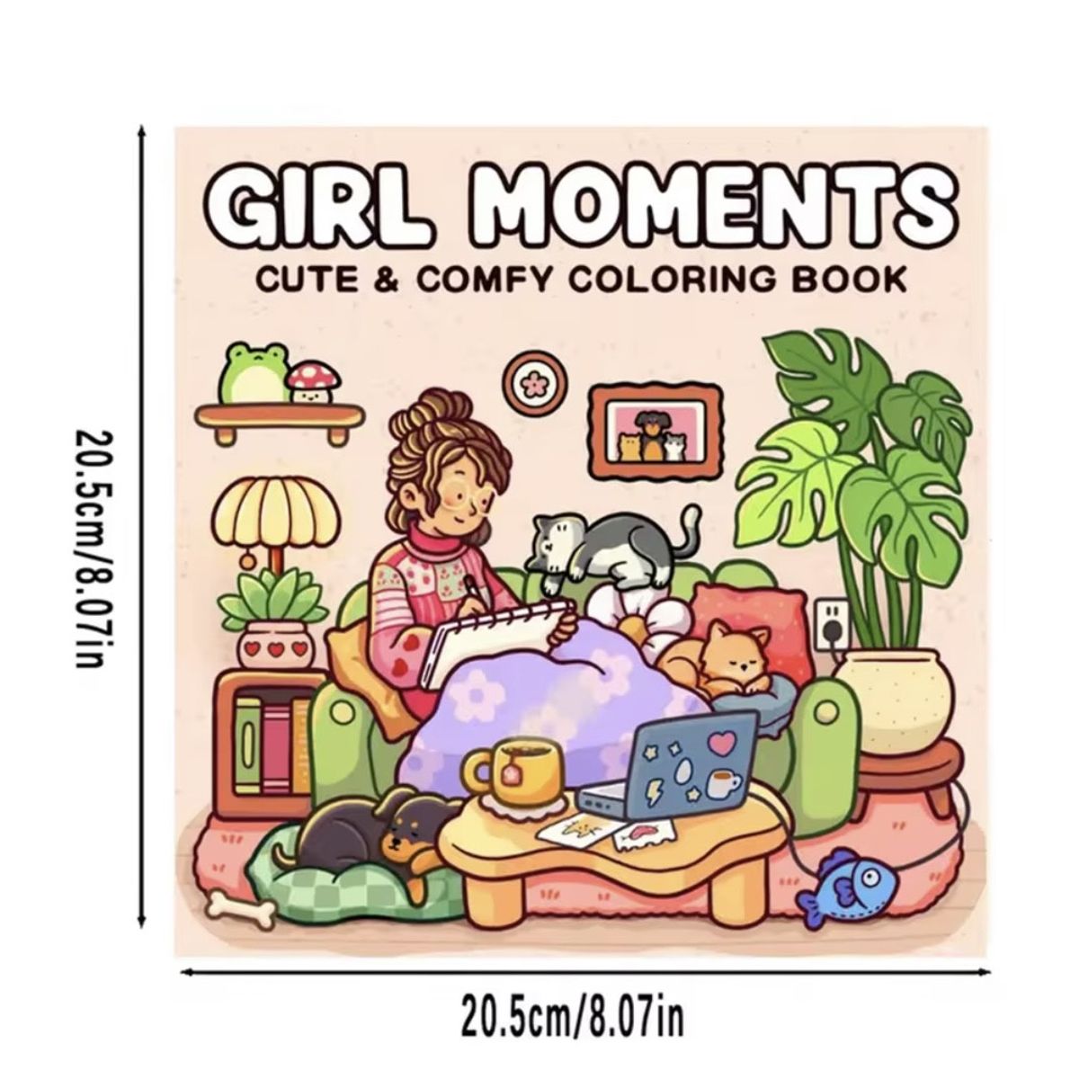 GENERICO - Girl Moments Libro para colorear