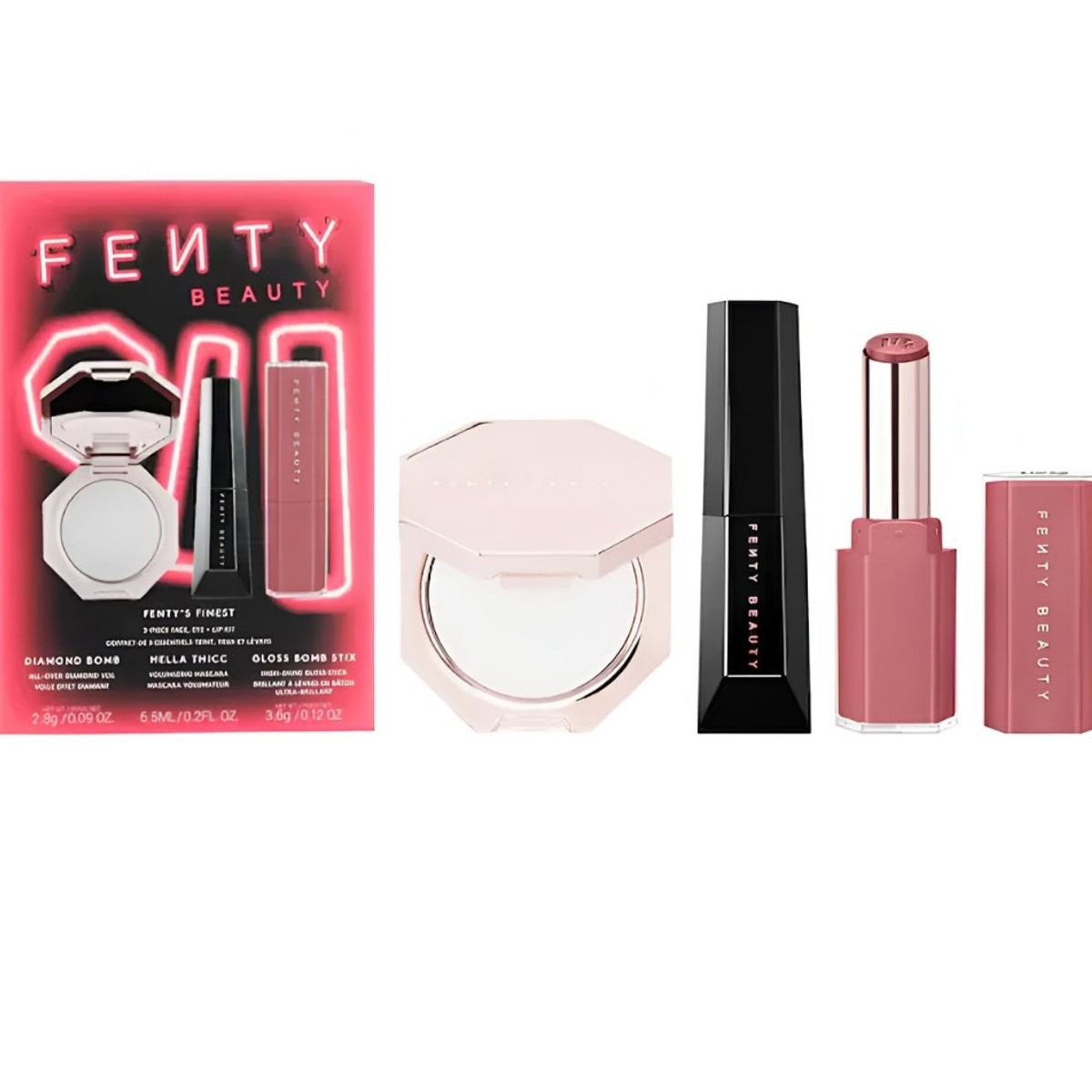SKIN1004 - kit Belleza 3 piezas para rostro, ojos y labios Fenty Beauty