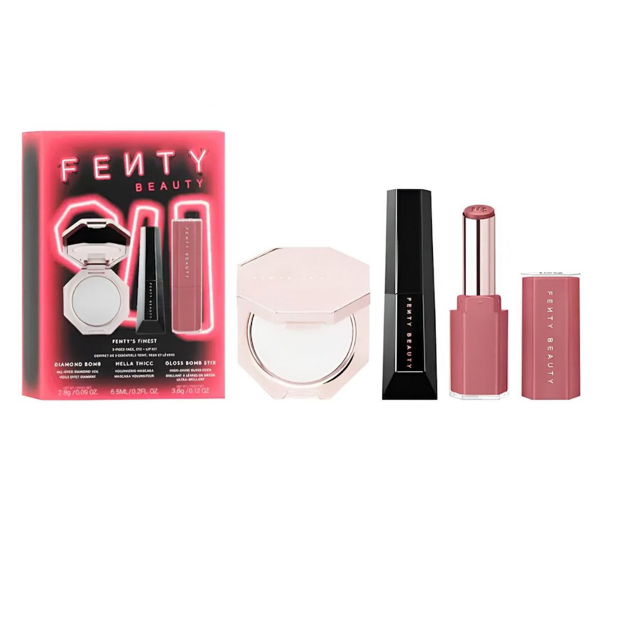 SKIN1004 - kit Belleza 3 piezas para rostro, ojos y labios Fenty Beauty