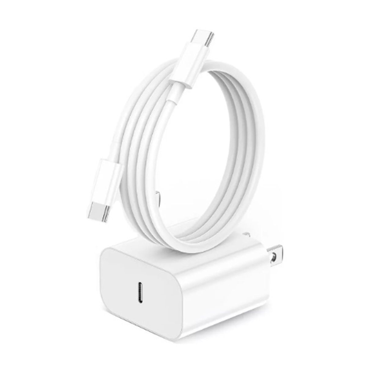 GENERICO - Cargador de carga rápida de 45w c a c blanco