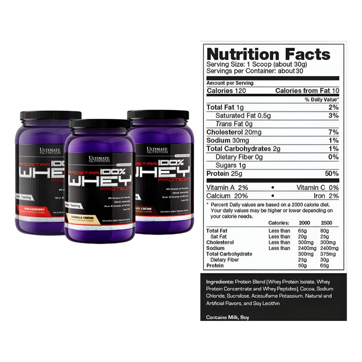 ULTIMATE NUTRITION - Prostar 100% Whey 2 Lb Proteina Whey Ultimate Nutrition - Chocolate Crema