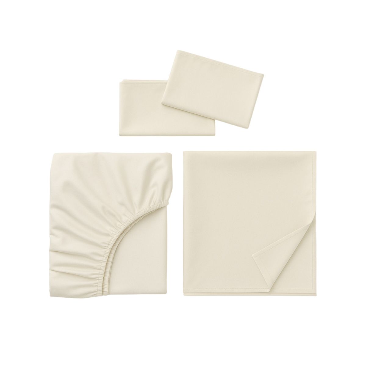 GENERICO - JUEGO DE SÁBANAS 2 PLAZAS ALGODÓN