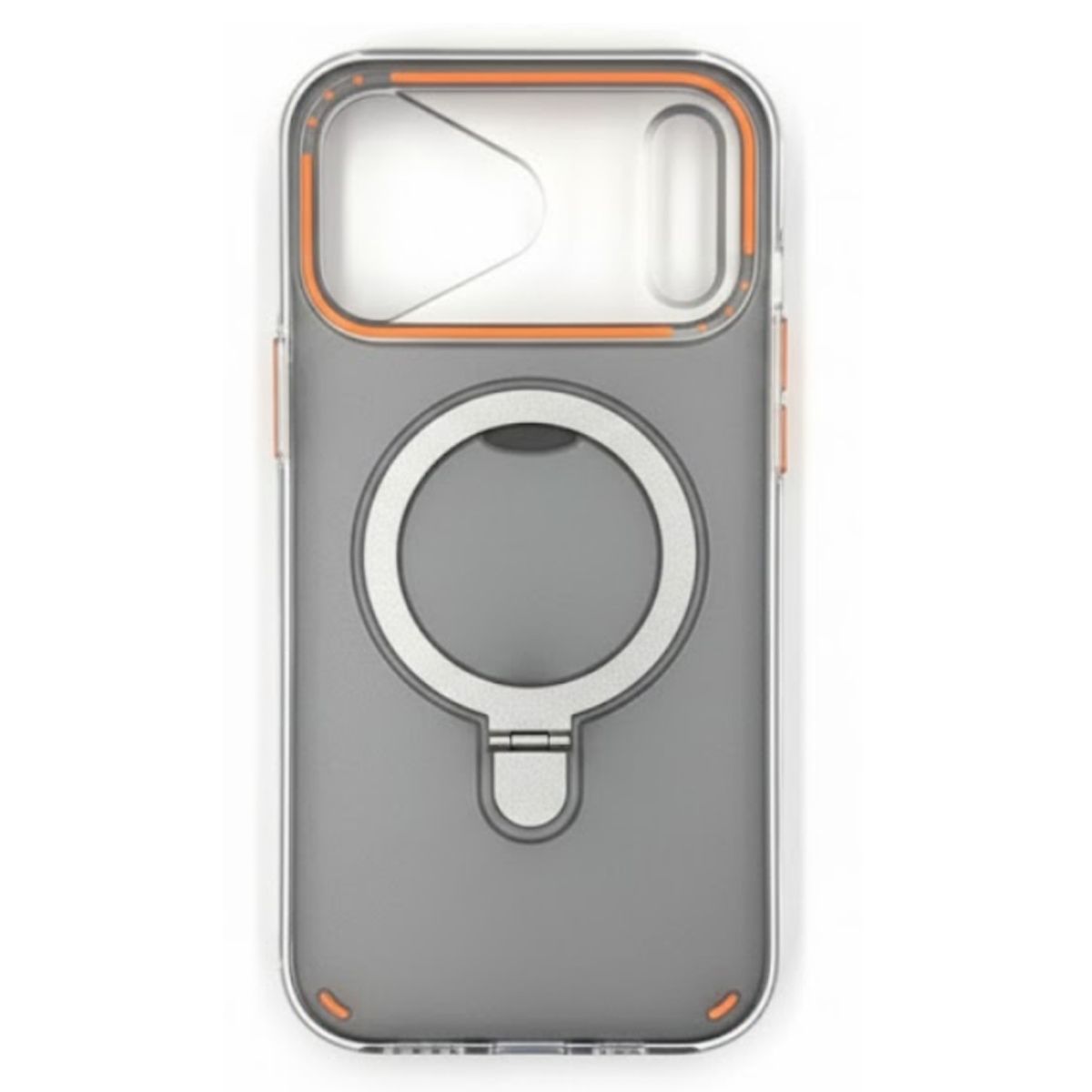 CASE - Funda Moket Magsafe Con Anillo para iPhone 17 Pro Max - Gris