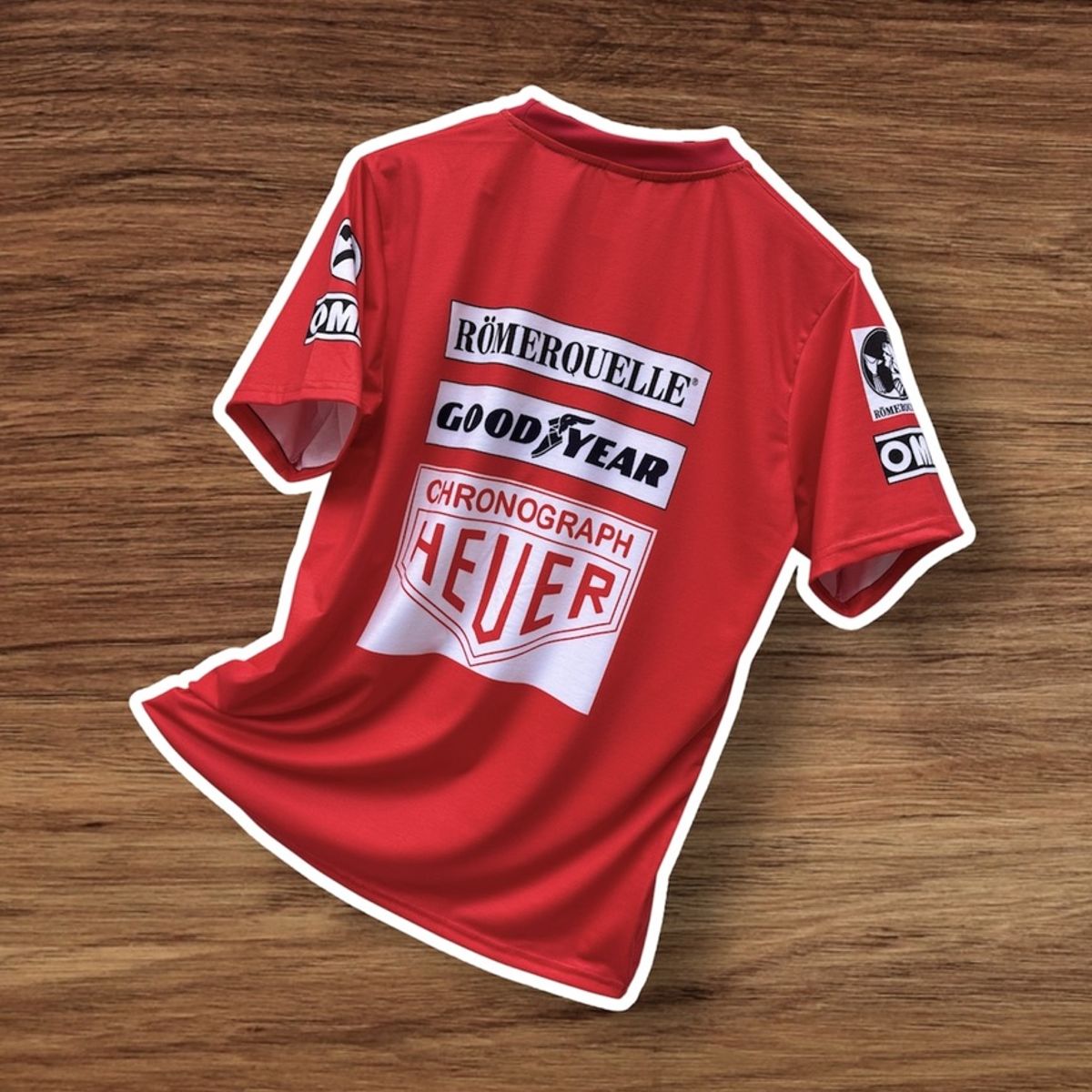 GENERICO - Camiseta Niki Lauda F1 Ferrari Polo Formula1 Campeon Grand Prix Rojo