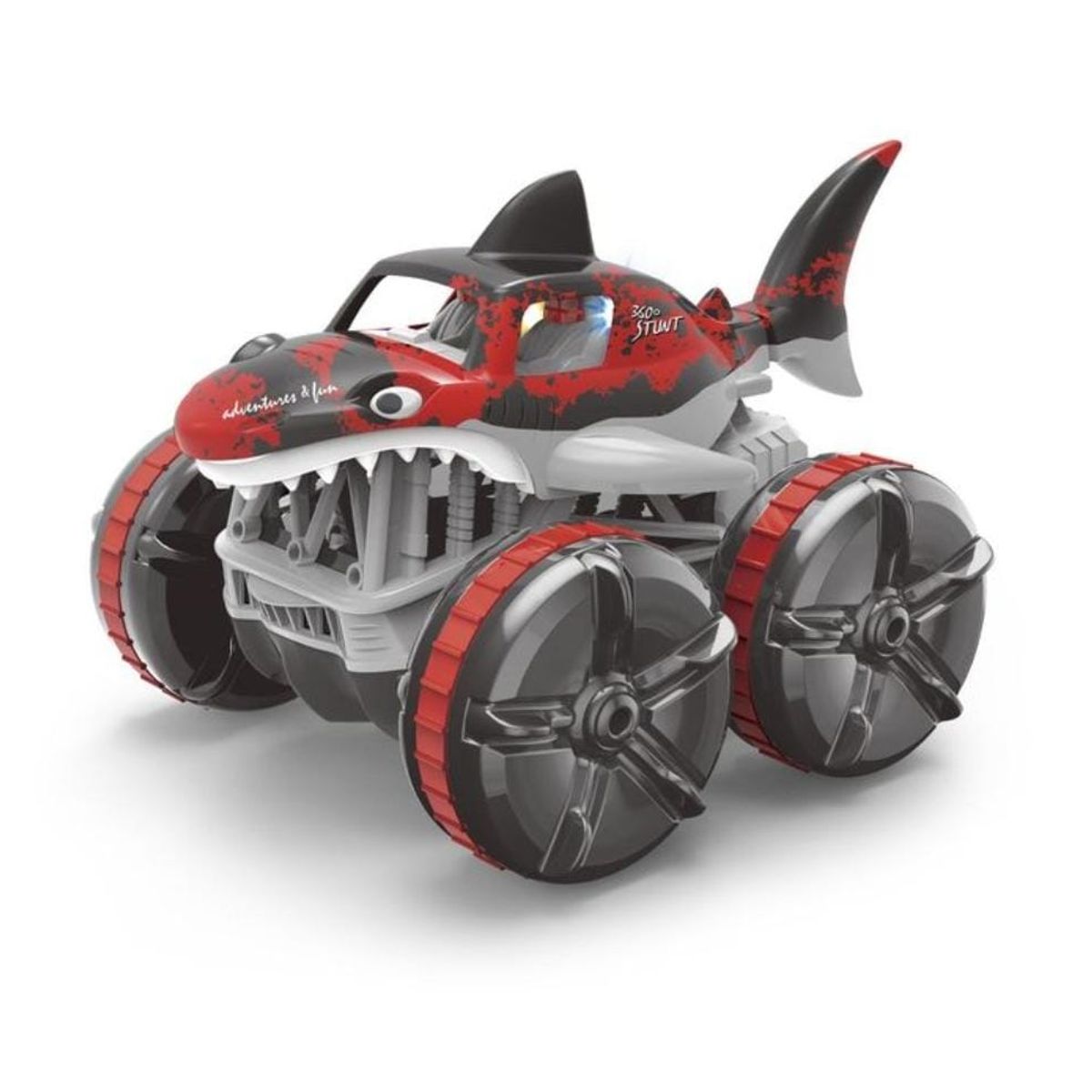 KIDS N PLAY - Carro A Control Remoto Super Walker Tiburón Rojo