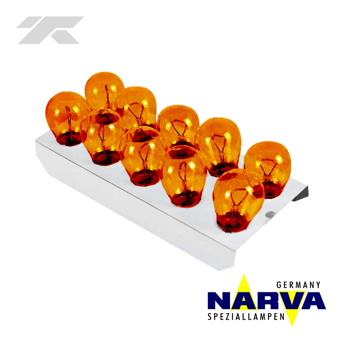 NARVA - Foco Narva 93 12v 21w 1-Contacto Ámbar Satandard