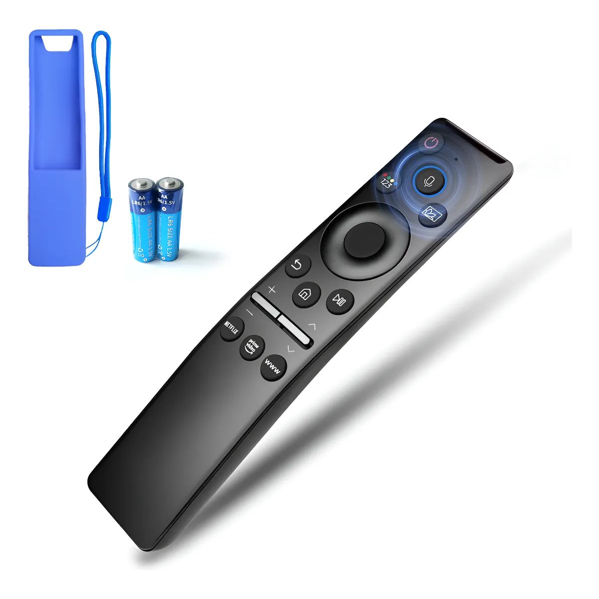 GENERICO - Control Remoto Para Smart Tv Curvo Samsung 4k con Voz turquesa