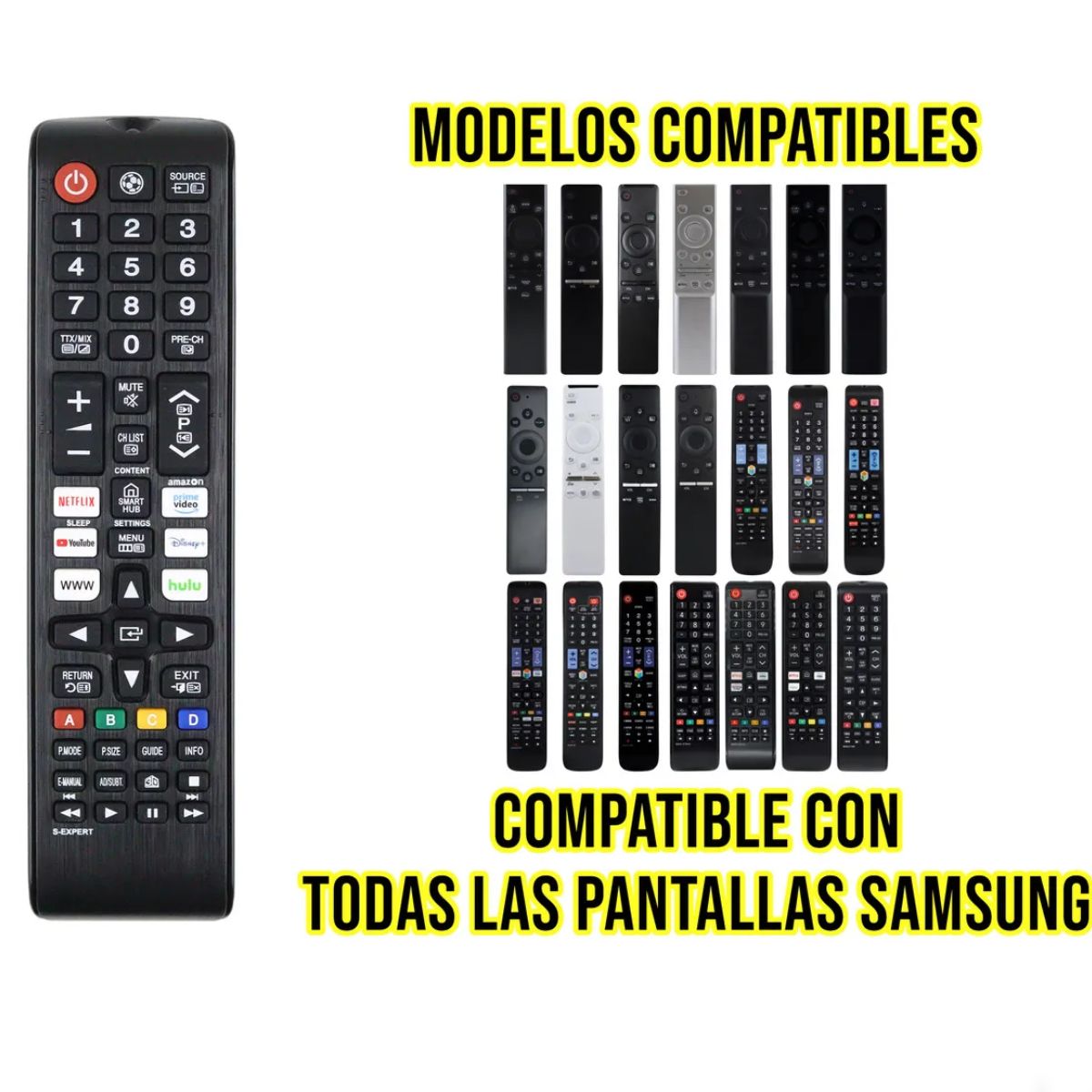 GENERICO - Control Remoto Compatible Con Samsung Bn59-01199 Smart Tv