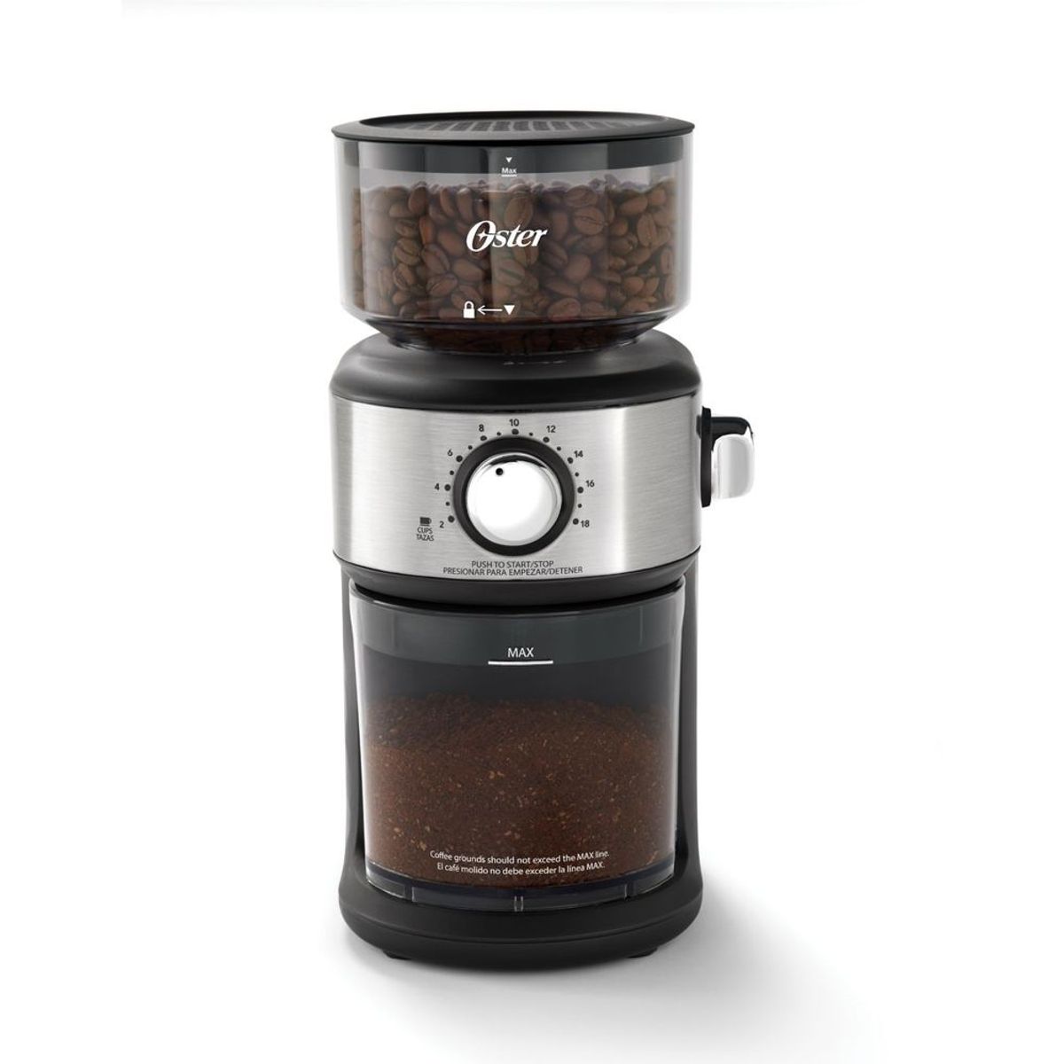 OSTER - Molinillo de cafe Oster Automatico 18 conf BVSTBMH24-053