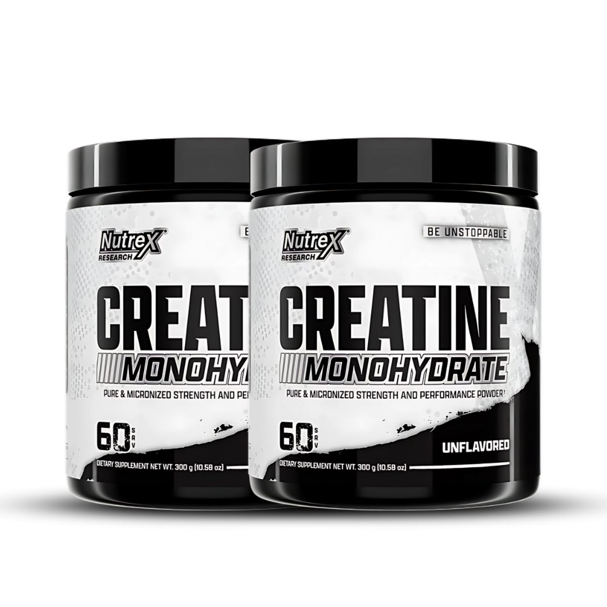 NUTREX RESEARCH - PACK X 02 - Creatina Nutrex Research 300 g - Creatina monohidratada