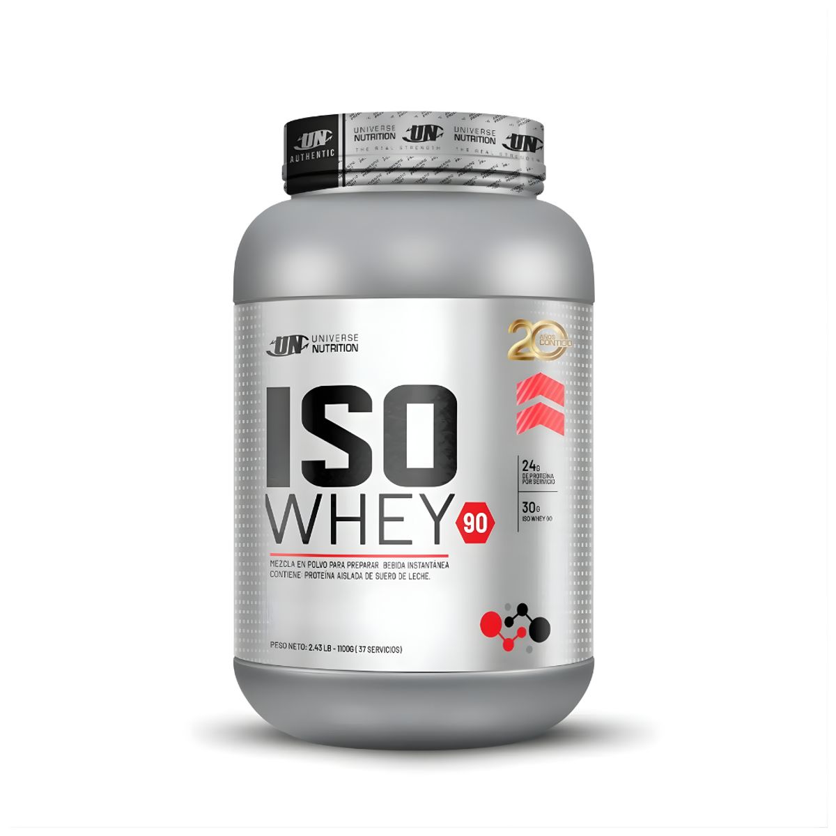 UNIVERSE NUTRITION - Iso whey 90 1.1 kg Proteina Isolatada - Cookie and cream