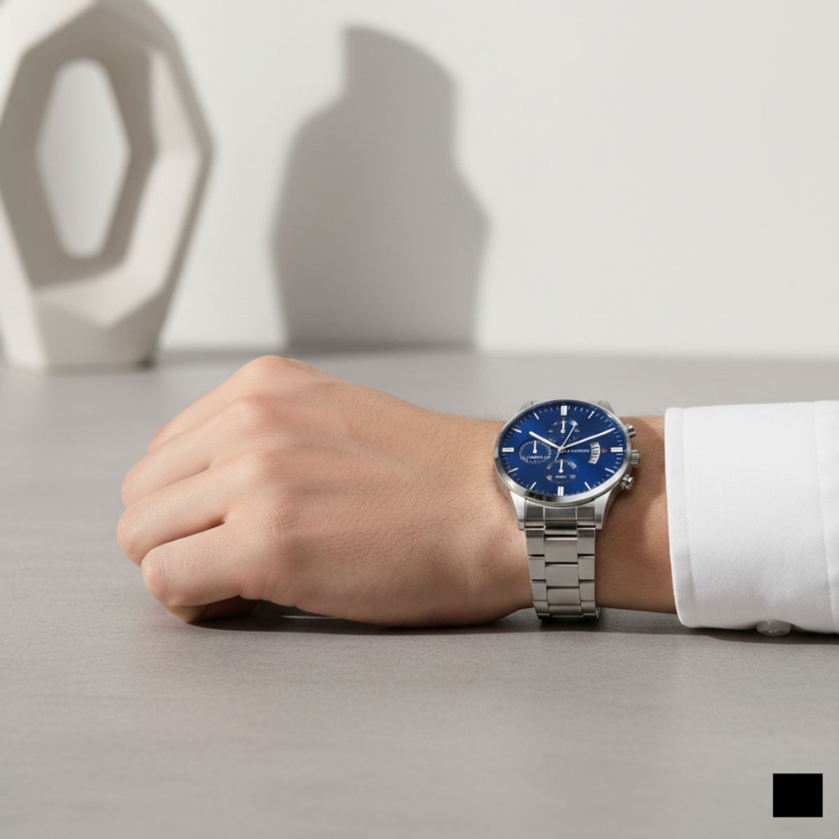 GENERICO - Reloj Acero & Zafiro Imponiendo Estilo