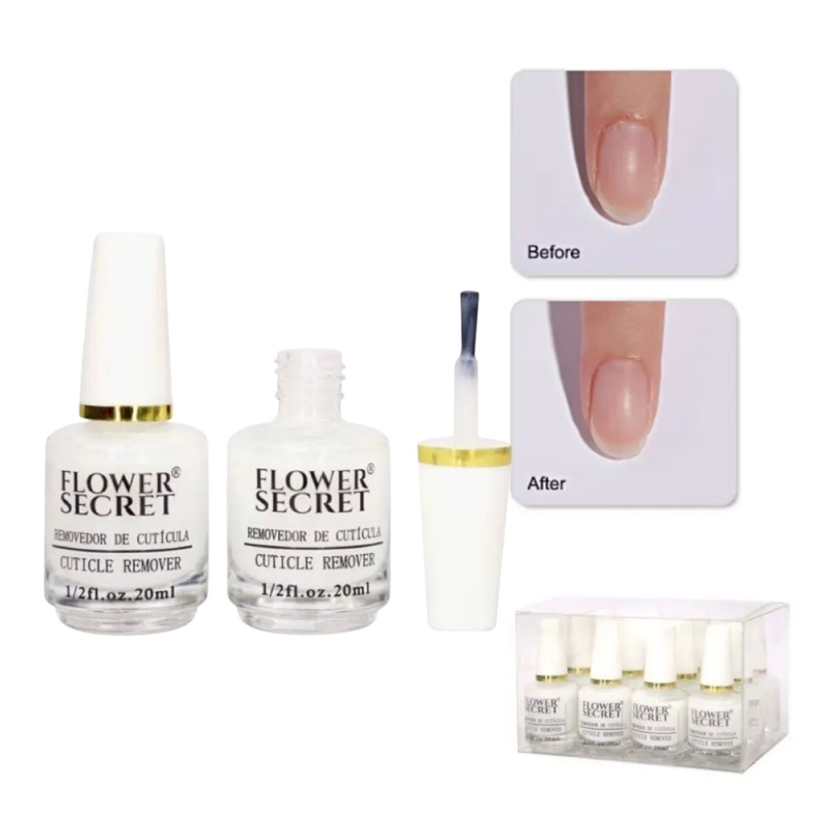 GENERICO - Removedor de Cutícula Flower Secret