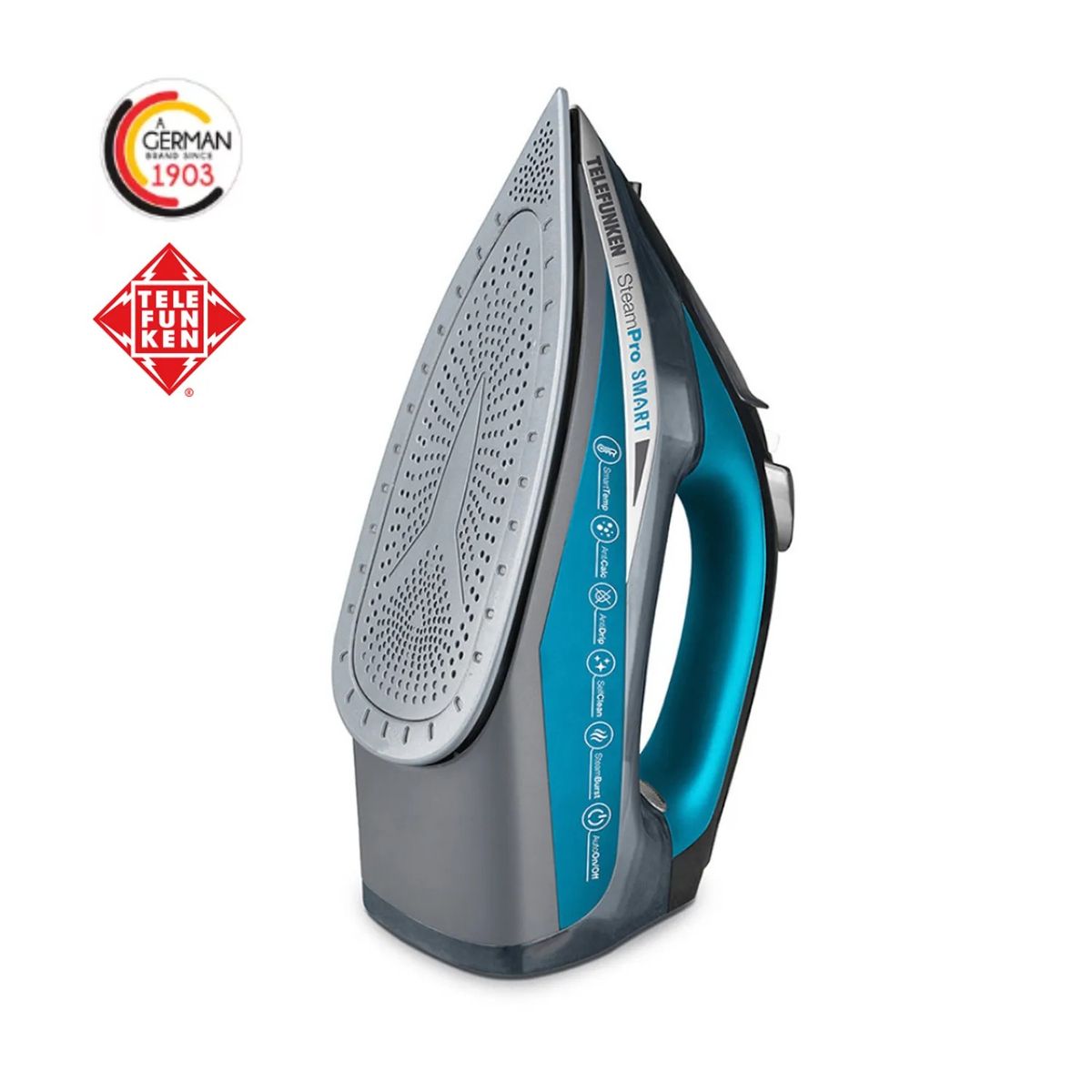 TELEFUNKEN - PLANCHA VAPOR TELEFUNKEN CELESTE