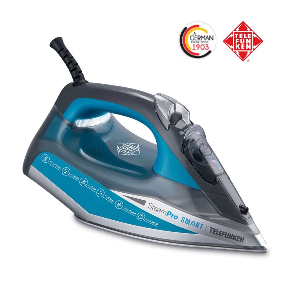 TELEFUNKEN - PLANCHA VAPOR TELEFUNKEN CELESTE