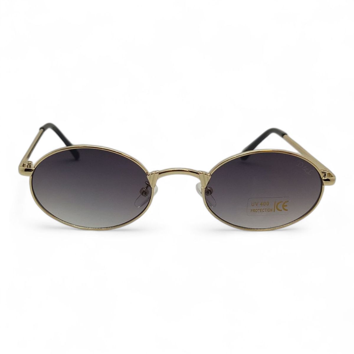 GENERICO - Lentes de sol para mujer Dorado UV 400+Funda
