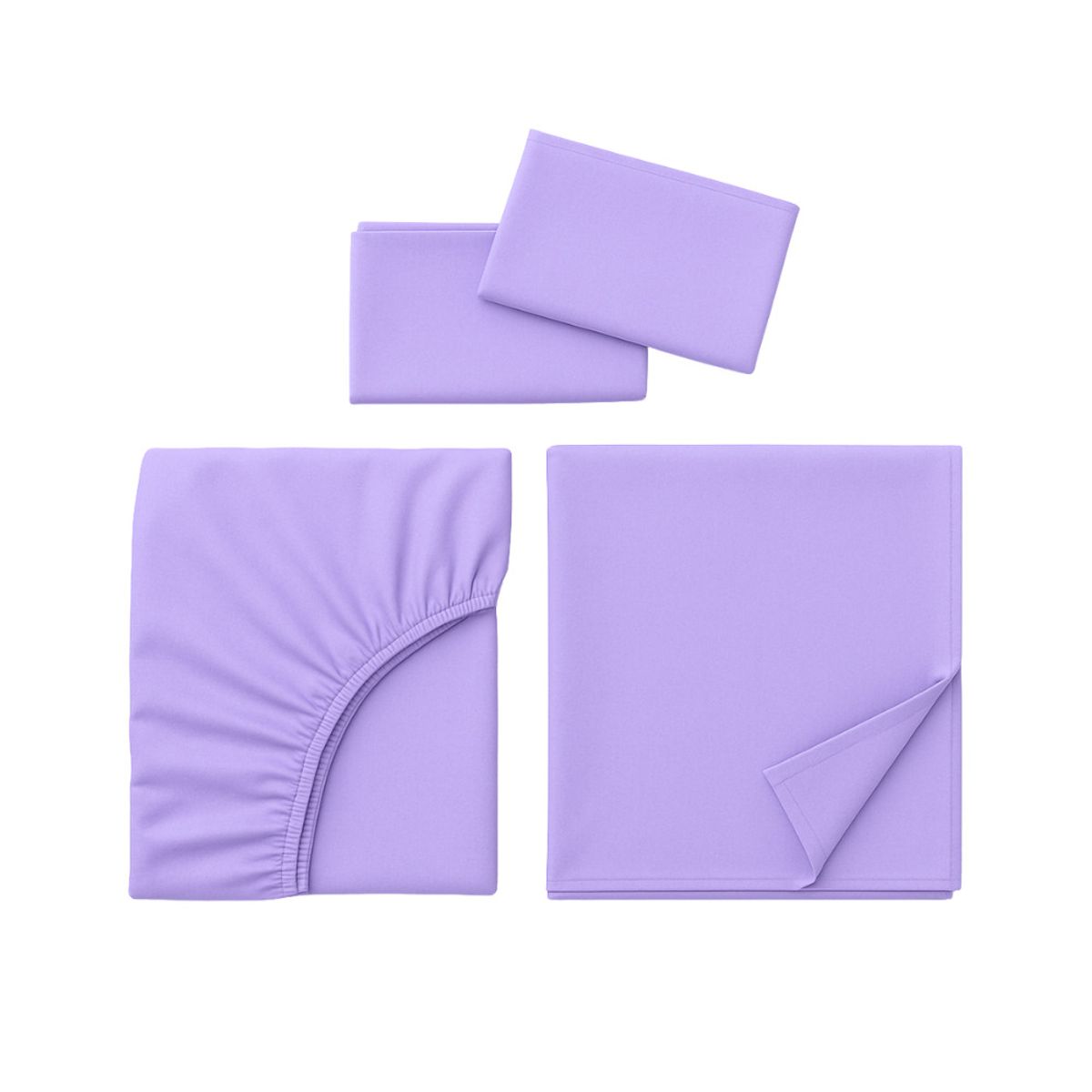 GENERICO - JUEGO DE SÁBANAS 1 PLAZA ALGODÓN PLUS SIZE