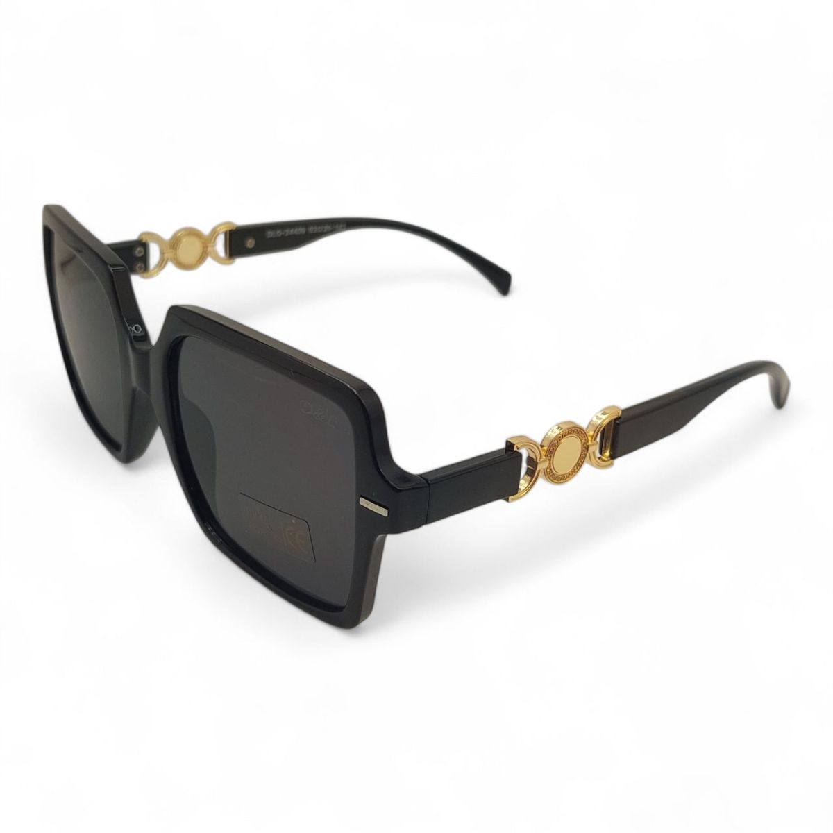 GENERICO - LENTES DE SOL PARA MUJER CON DISEÑO DORADO UV 400+FUNDA