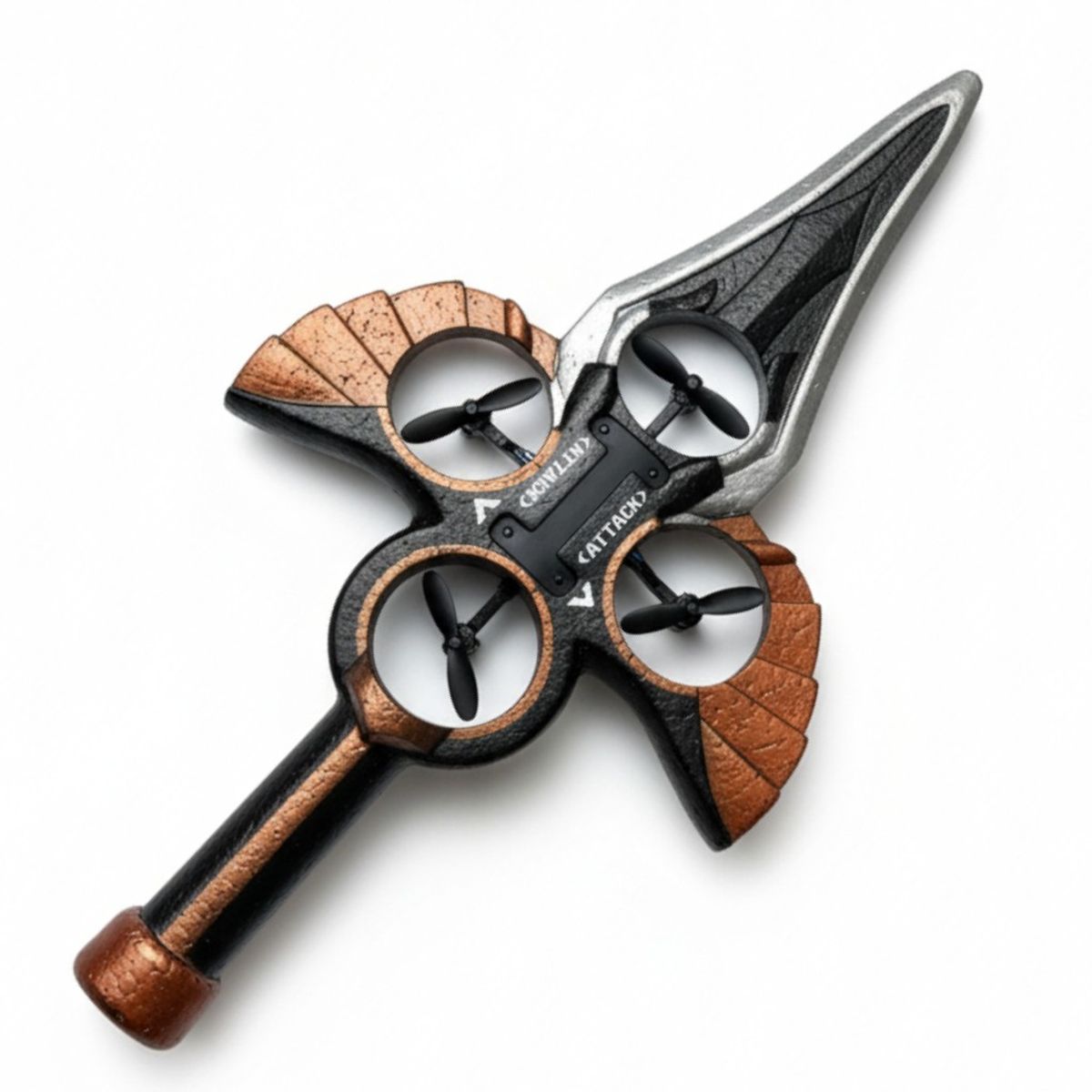 GENERICO - AVION DRON ESPADA VOLADORA A DOBLE CONTROL REMOTO