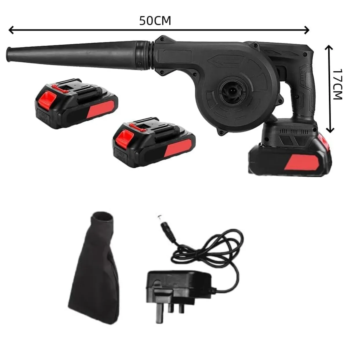 QUICK - Aspiradora Sopladora De Aire Inalámbrica 2 En 1