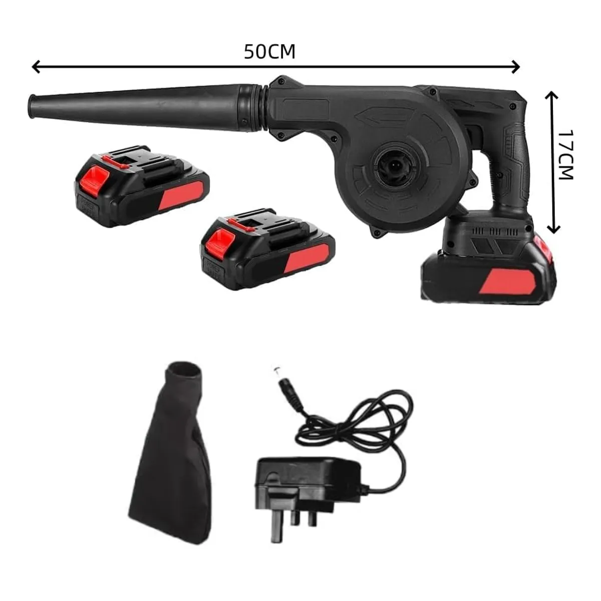QUICK - Aspiradora Sopladora De Aire Inalámbrica 2 En 1