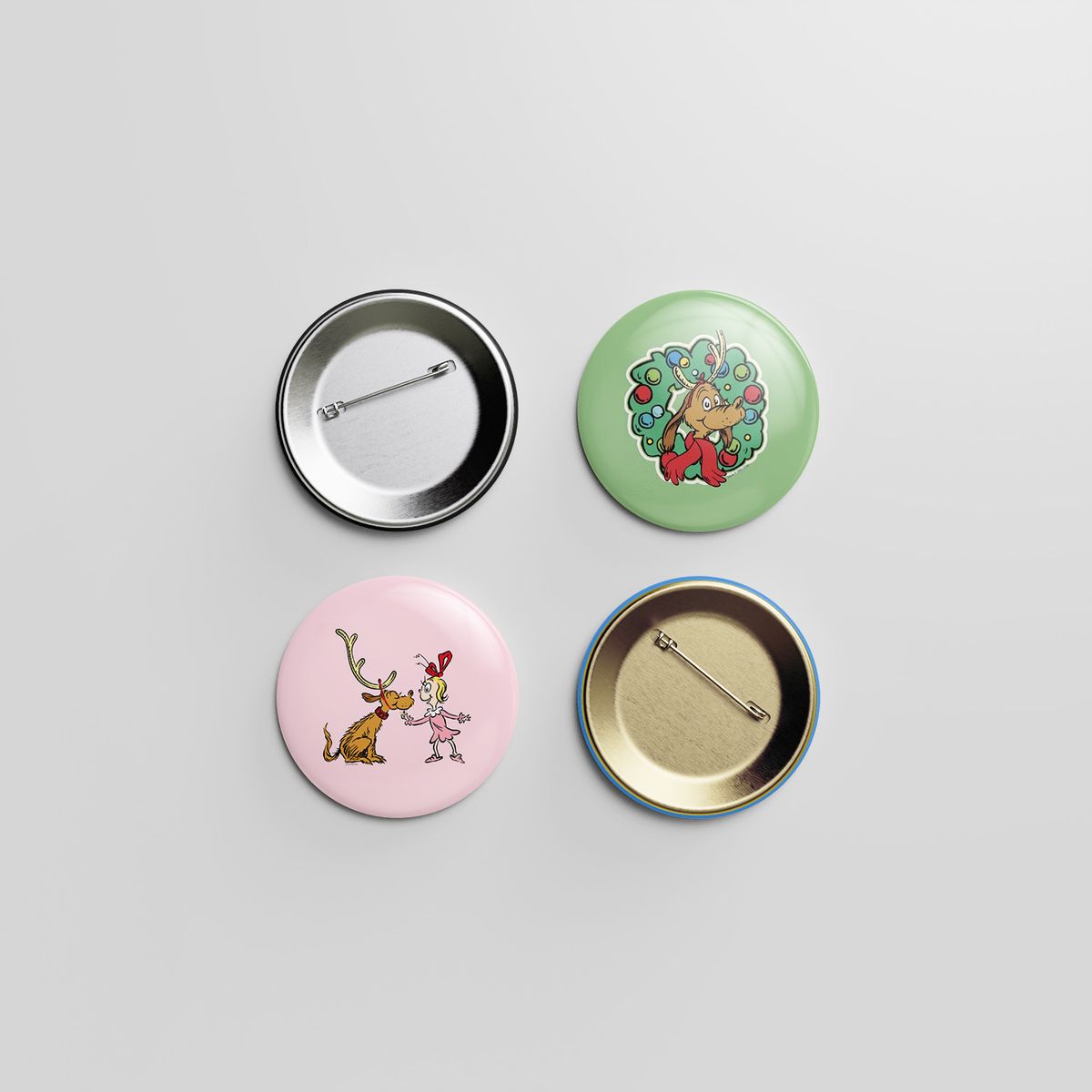 GENERICO - Pack de pines x4  The Grinch