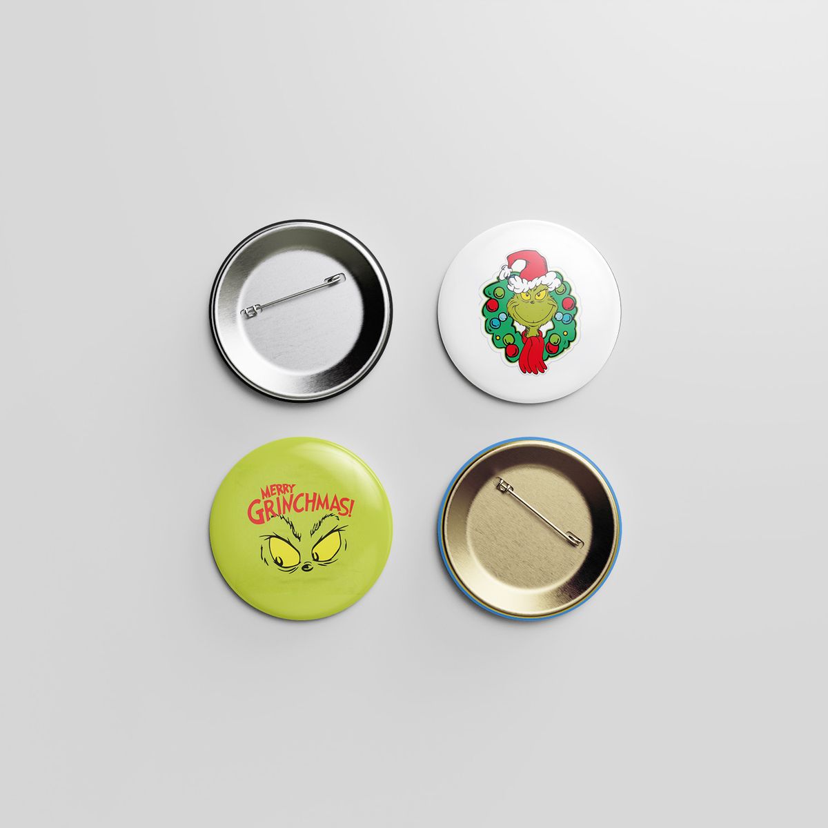 GENERICO - Pack de pines x4  The Grinch