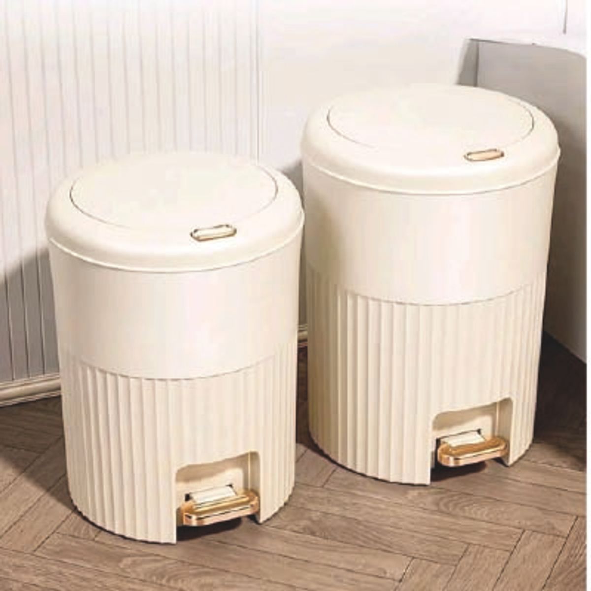 GENERICO - TACHO CON PEDAL Y PUSH  GRAN CAPACIDAD