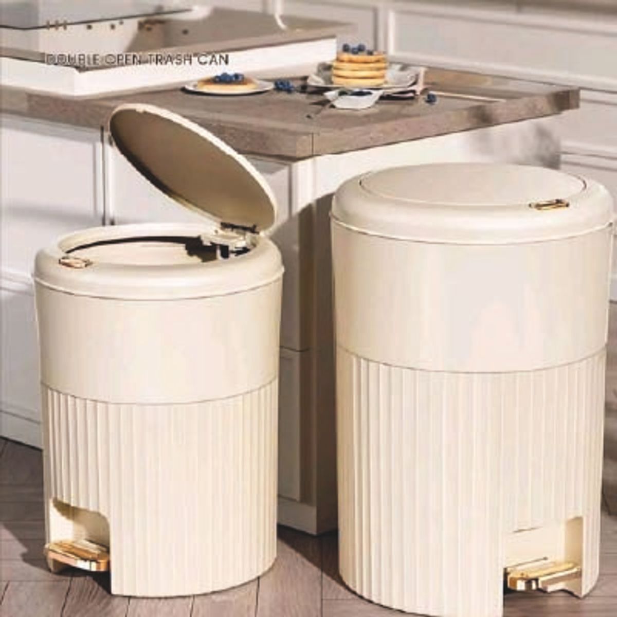 GENERICO - TACHO CON PEDAL Y PUSH  GRAN CAPACIDAD