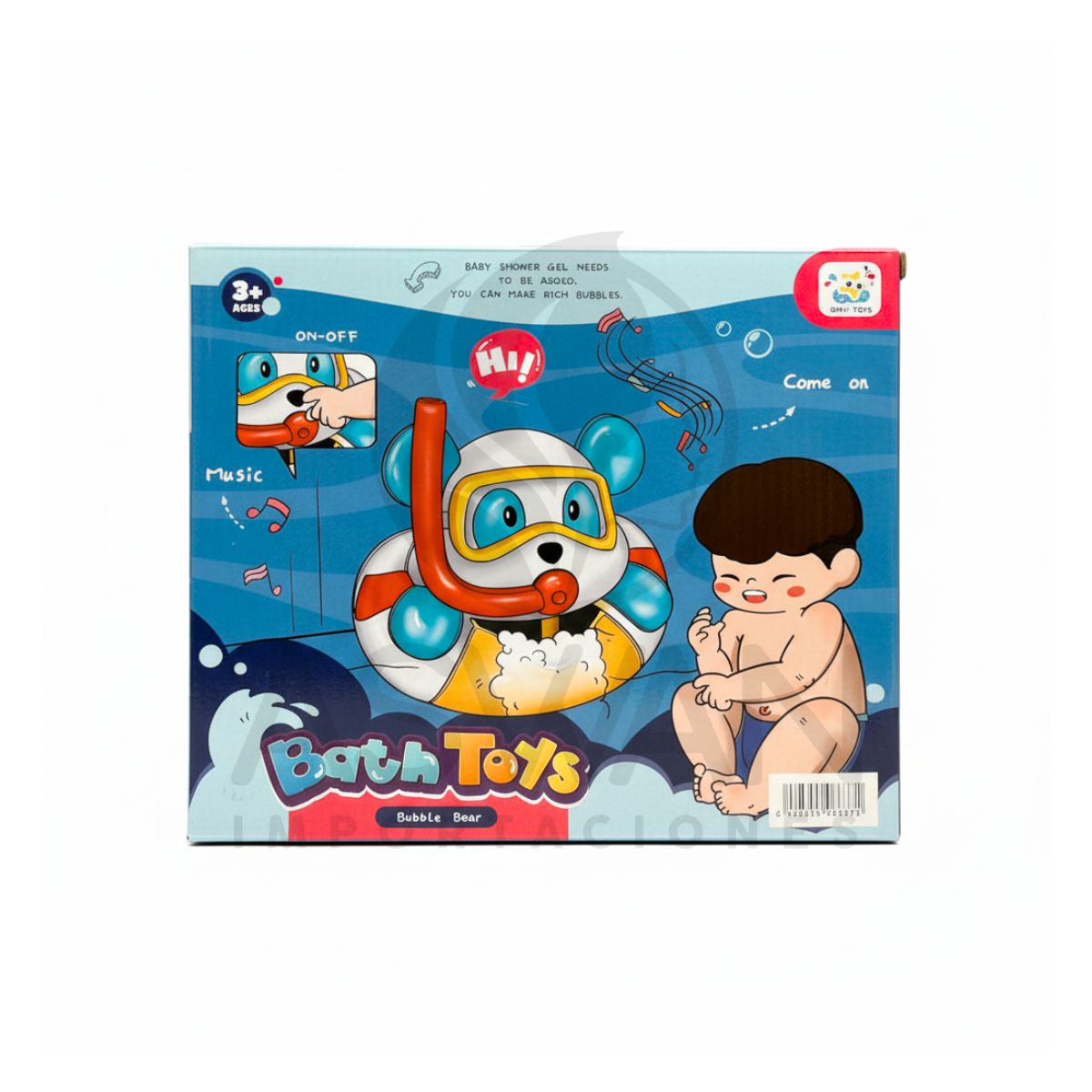 GENERICO - Juguete Máquina de Burbujas de Oso para Baño