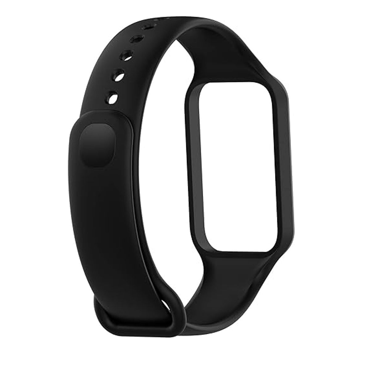 GENERICO - Correa de Silicon para Xiaomi Redmi Band 2 - NEGRO