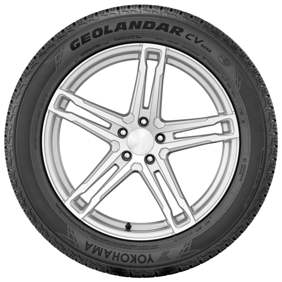 YOKOHAMA - Set X4 LLANTA 24560R18 105H YOKOHAMA GEOLANDAR CV G058 TL