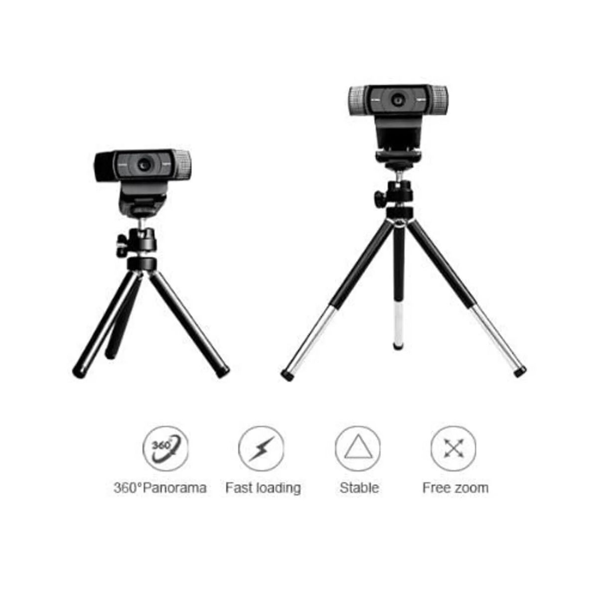 GENIUS - TRIPODE GENIUS P/WEBCAM 25.1 CM BLACK/SILVER