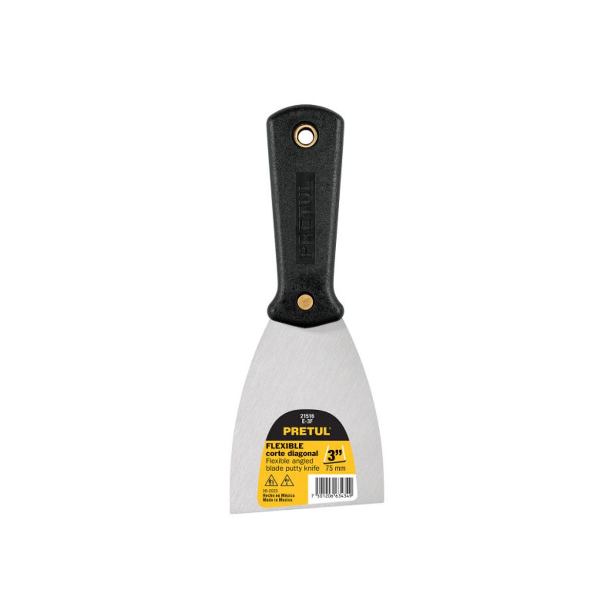 PRETUL - Espátula flexible 3 con mango de plástico Pretul - 21516