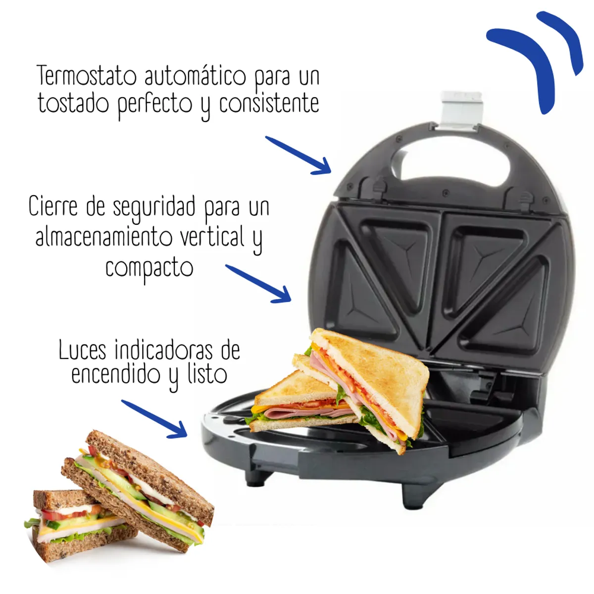 OSTER - Sandwichera Oster con placas removibles CKSTSM 3891 053