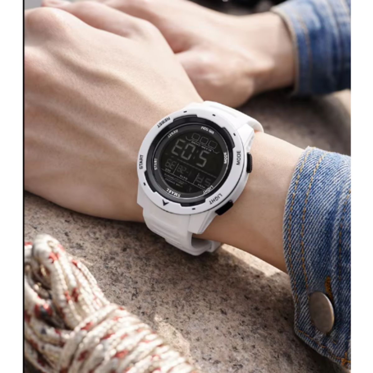 SMAEL - Reloj Deportivo Digital Smael resistente al agua 8105
