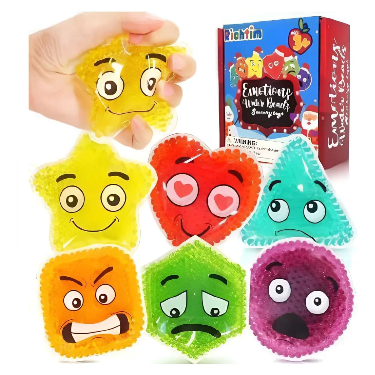 GENERICO - Juguetes Sensoriales Perlas De Agua Expresiones Squishy