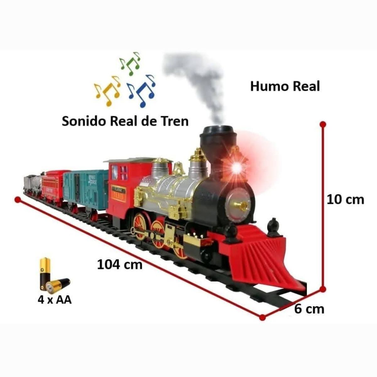 GENERICO - TREN DE JUGUETE NAVIDEÑO