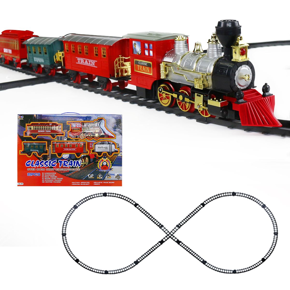 GENERICO - TREN DE JUGUETE NAVIDEÑO