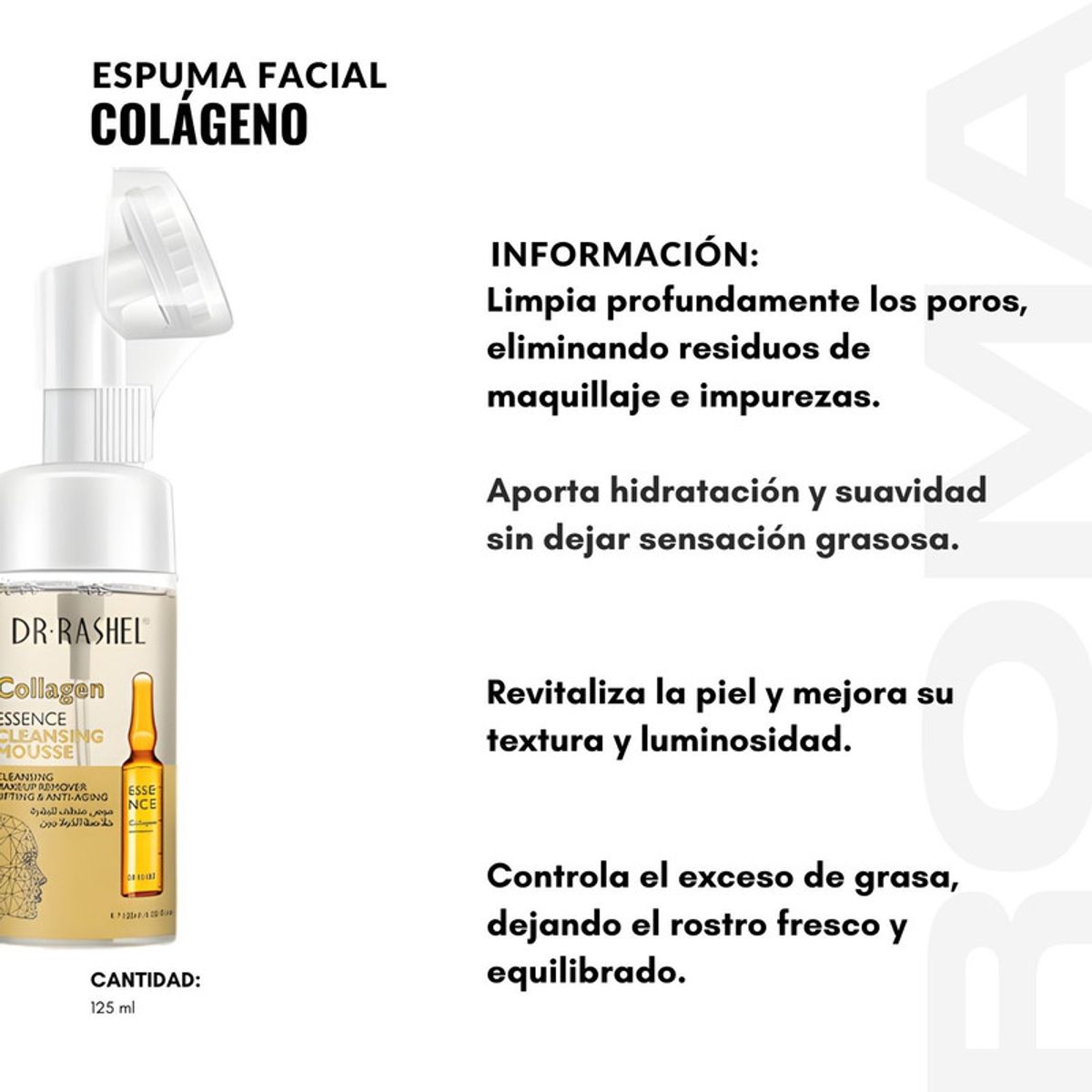 GENERICO - PACK 3 ESPUMA FACIAL COLÁGENO 125ML DR RASHEL