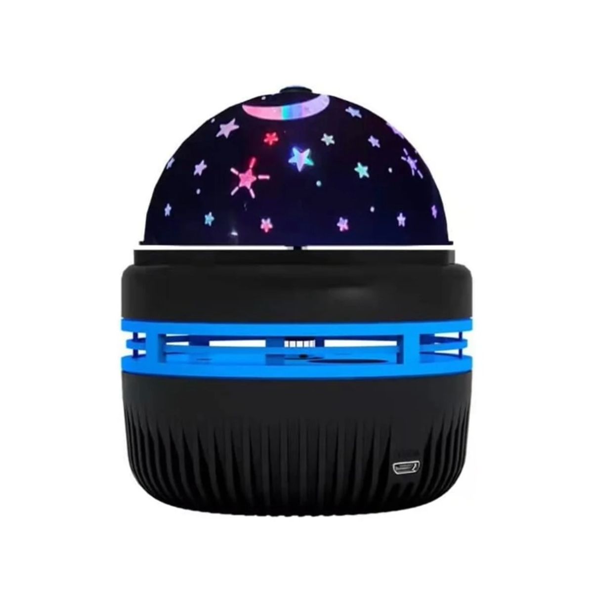 GENERICO - Mini Lámpara LED Rotativa 360° de Colores para fiesta