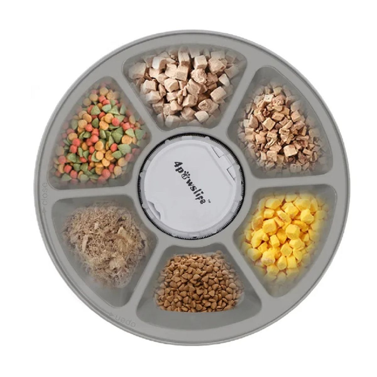 GENERICO - Comedero Automático 4pawslife Mascotas 6 Porciones Programable