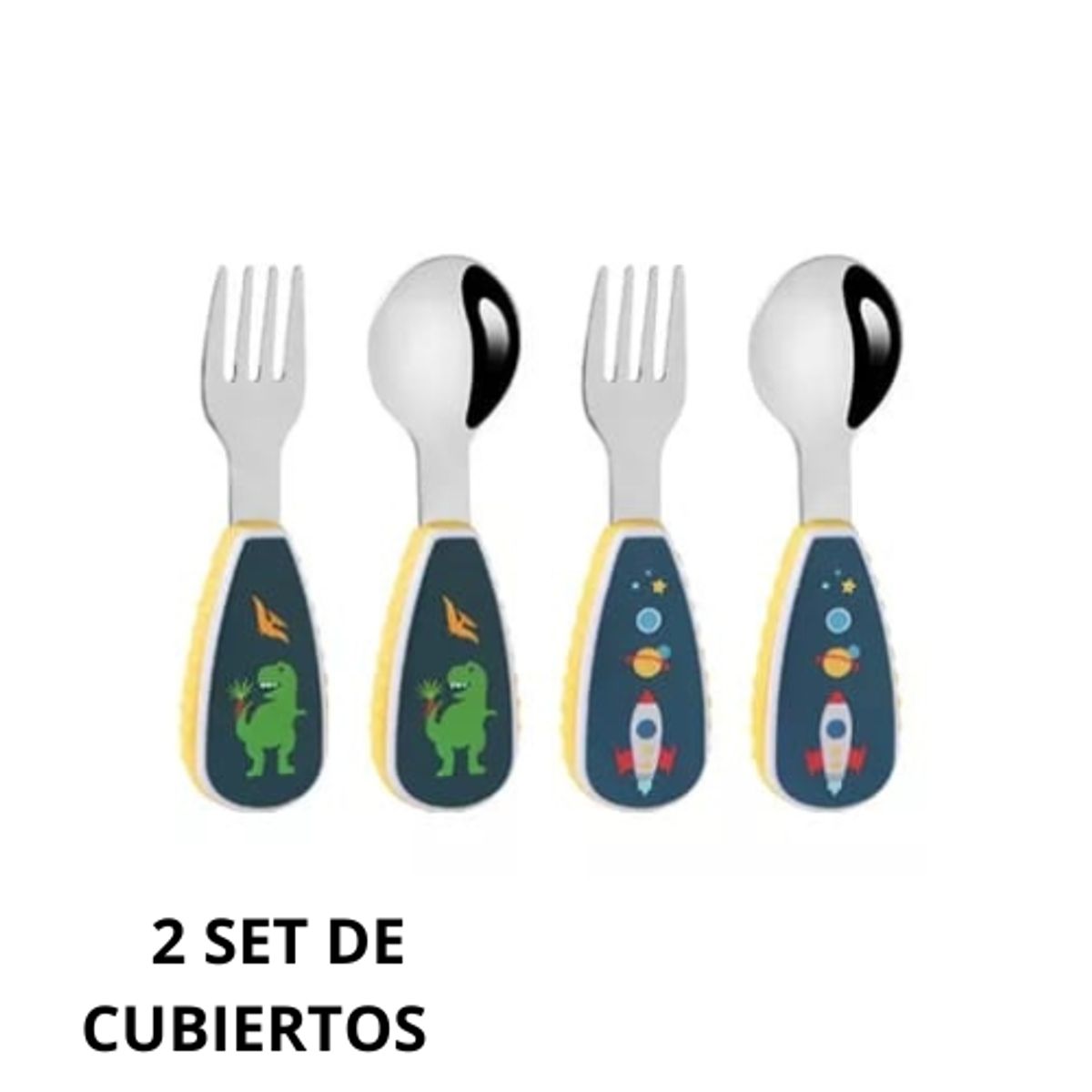 GENERICO - 2 SET DE CUBIERTOS modelos para niñO