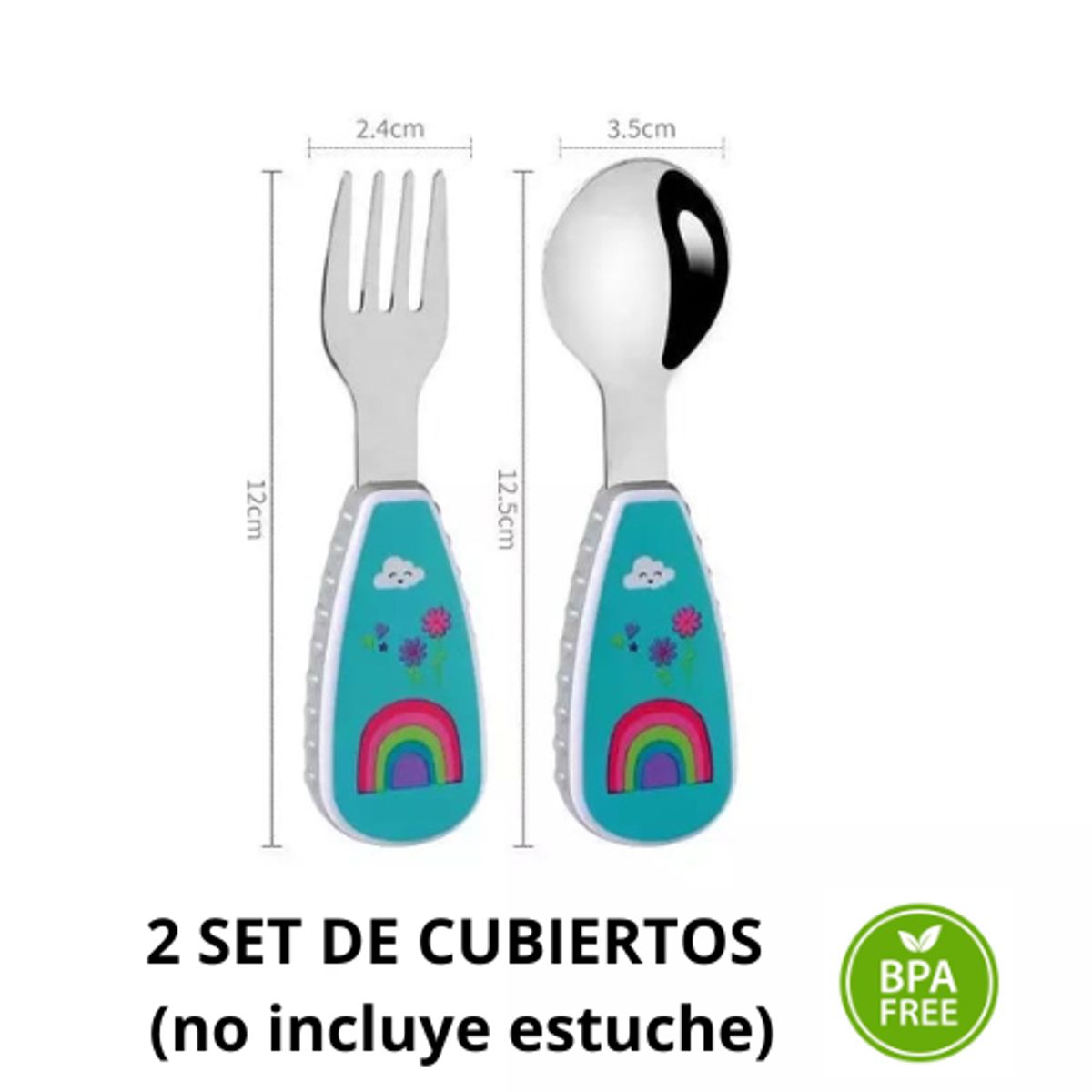 GENERICO - 2 SET DE CUBIERTOS modelos para niñO