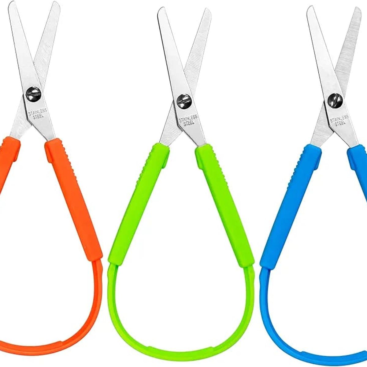 GENERICO - PACK DE 2 TIJERAS DIDACTICAS FLEXIBLES