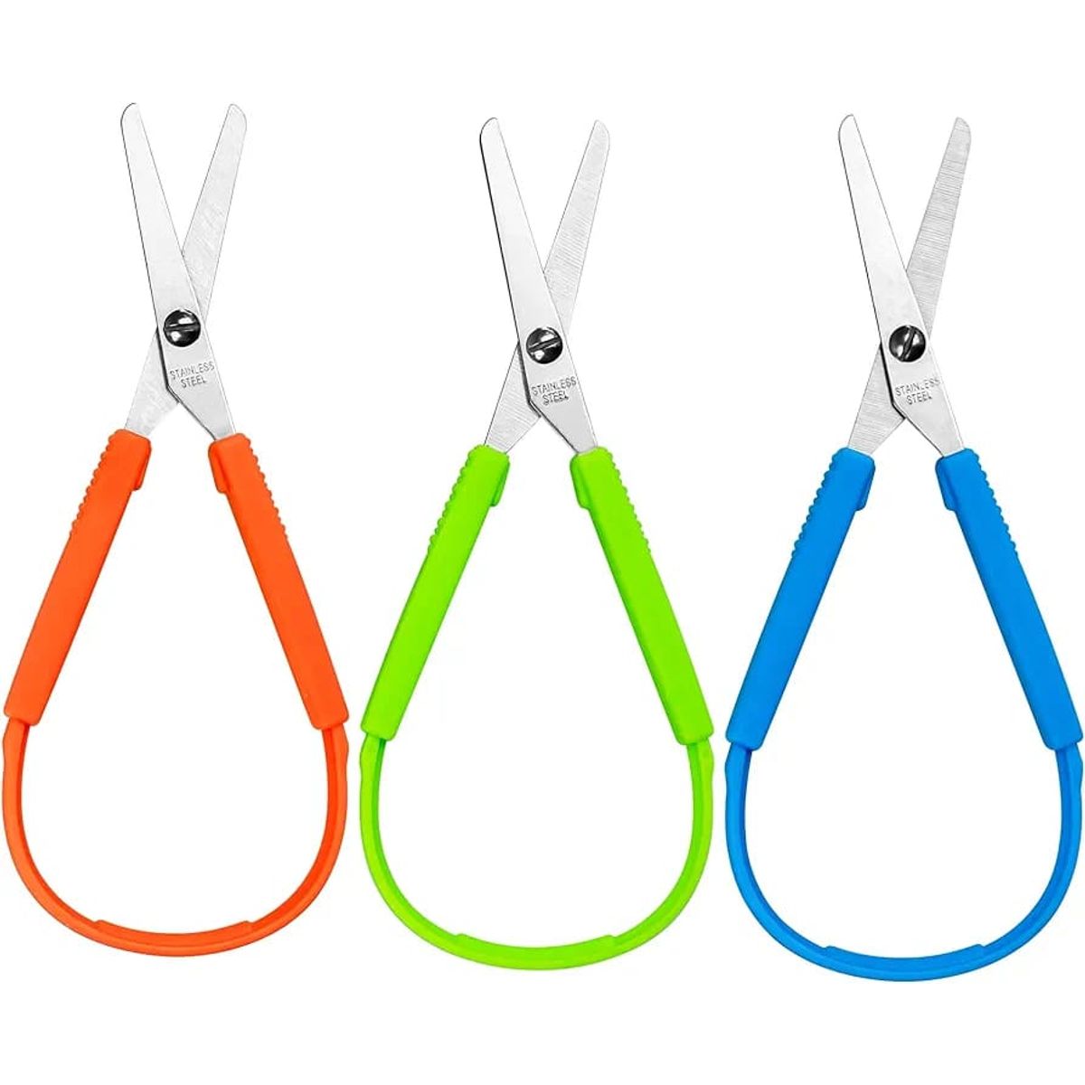 GENERICO - PACK DE 2 TIJERAS DIDACTICAS FLEXIBLES