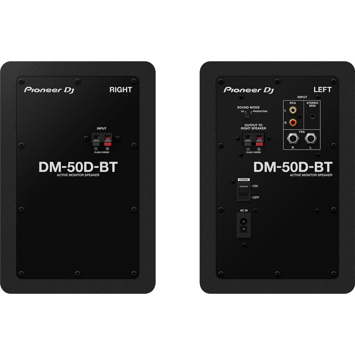 PIONER - Par Monitores Activos con Bluetooth Pioneer DJ DM-50D-BT