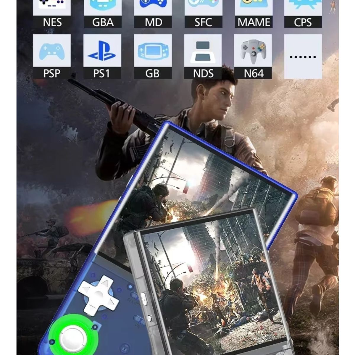 GENERICO - R36 ULTRA Pantalla 4“ IPS HD Wifi 128GB Negro