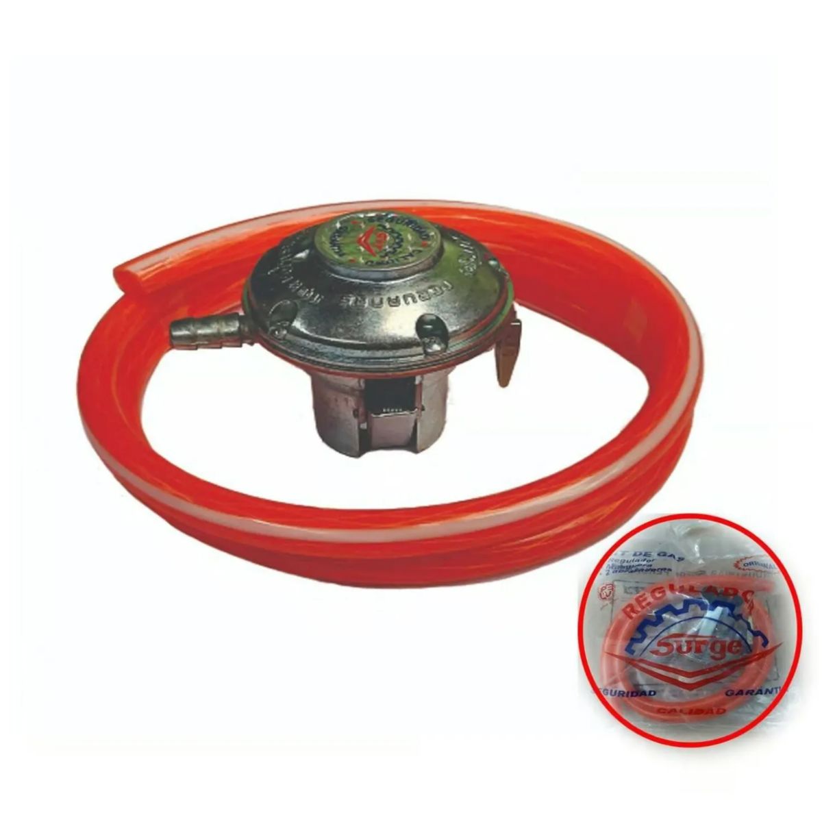 COCINAS SURGE - Válvula Regulador de Gas SURGE Kit Estandar Bronce