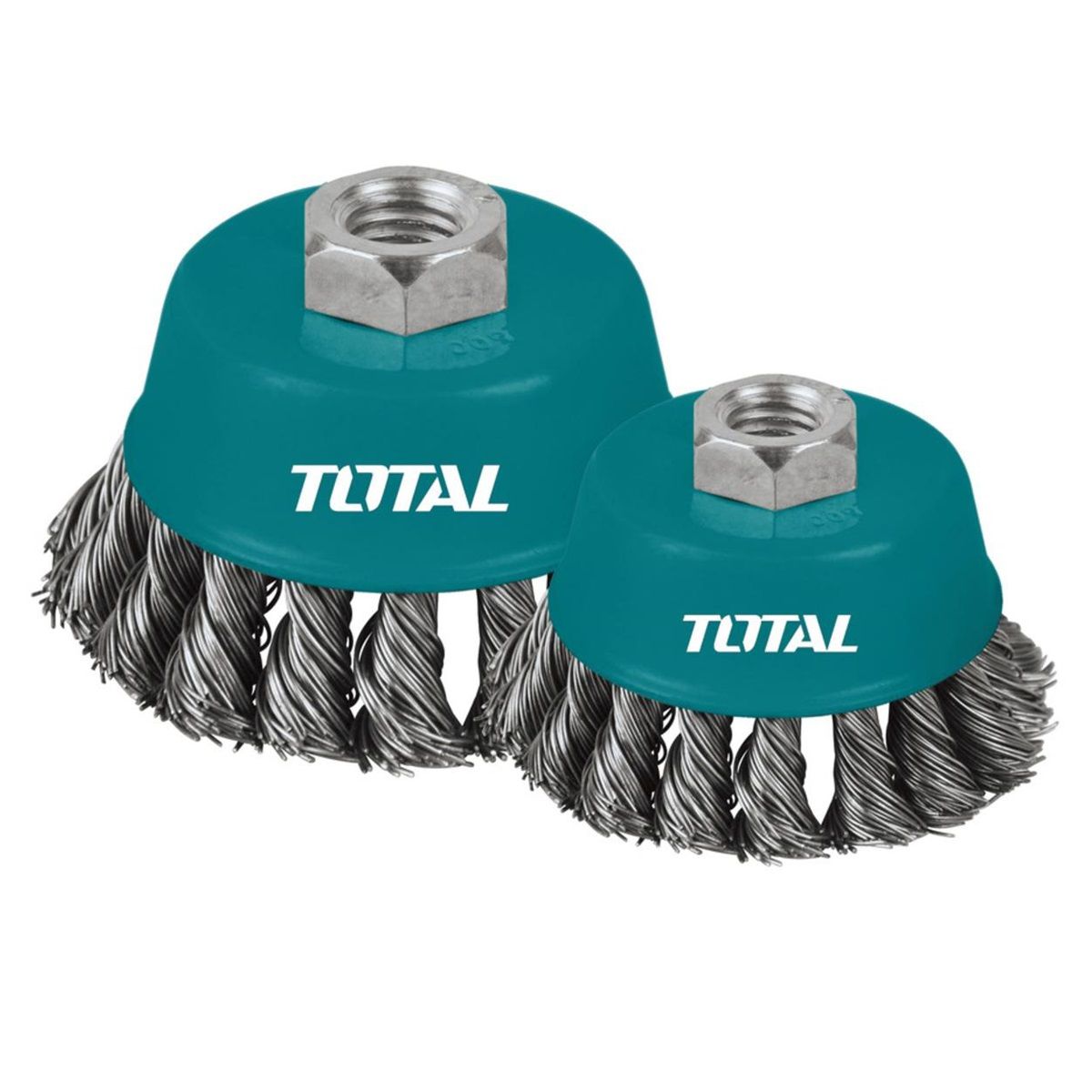 TOTAL TOOLS - CEPILLO COPA TRENSADO 75MM 3” M14X2 12500RMIN - TAC32031
